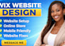 design and redesign wix website wix expert responsive seo