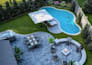 design 3d backyard front yard, landscape design, pool, patio 3d realistc