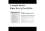 data entry  typing  PDF to word expert