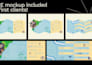 design your brochure and create realistic mockups
