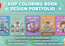 design KDP adult activity book, puzzles and swear word coloring pages