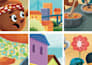 beautiful and cute character cartoon style