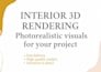 create photorealistic 3d interior visualization