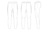 create professional leggings pattern, grading and clo 3d