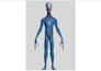 do a 3d character model sculpture