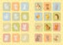 draw children illustration for flashcards, learning games and alphabet set