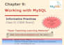 do mysql database design, queries, optimization and fixes