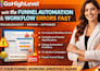 fix gohighlevel funnel automation form integrations and workflow errors fast