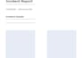 create a professional incident report form