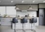 design kitchen or bathroom with ikea furniture or custom 3d rendering