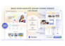 create a custom, responsive website with HTML, CSS, and js