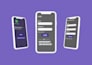 design a clean and modern mobile app UI in figma