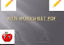 create printable kids worksheets PDF for learning