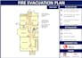 draw fire emergency evacuation plan, emergency exit