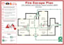draw evacuation plan, escape route maps, fire safety diagram
