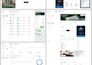 design modern saas dashboard UI UX and web app in figma