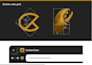 design modern saas logo and brand identity