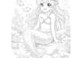 create customer manga style coloring pages