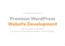 build a premium wordpress website with domain and hosting as a bonus