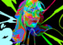 draw a unique psychedelic portrait from your photo