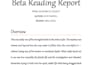 beta read and proofread your fiction or nonfiction book