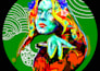 draw a unique psychedelic portrait from your photo