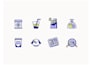 design icon set bundle with svg,lottie,gif animation
