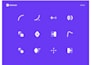 design icon set bundle with svg,lottie,gif animation