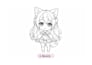 draw and rigging high quality chibi live 2d vtuber model