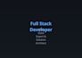 build or rebuild website, website development as full stack web developer