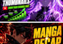 design manhwa, manga, and anime thumbnail for youtube that gets clicks