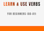 create beginner english verbs worksheets with vocabulary and exercises
