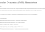 create professional protein ligand molecular dynamics notebook