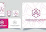 design a smart negative space or minimalist logo