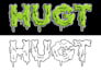 custom typography font vector