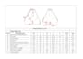 create apparel tech pack, size chart and sewing pattern