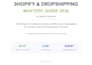 build shopify dropshipping store and branded shopify website