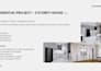design your interior space with 3d render and layout plan