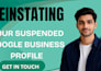 audit fix and reinstate suspended google my business profile gmb profile listing