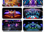 create animated concert light show synced to music for live events
