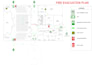 design a fire escape, emergency exit, and evacuation plan