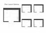 design your small bathroom layout and 3d visualization