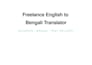 do flawless english to bengali video translation and srt subtitles