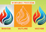 redraw, vectorize, convert logo or graphic to vector