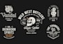 design a premium vintage logo and heritage badge