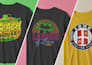 create a retro, classic clothing design