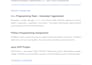 do cpp java python programming tasks