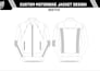 create a motor bike jacket design and tech pack