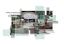 interior design of commercial office, restaurant, hotel, architectural 3d