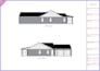 draft elevation, autocad 2d floor plan, architectural drawing